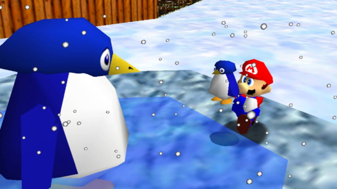 I’ve been playing Super Mario 64 for nearly 30 years and I somehow never noticed the 1/256 Easter egg when Mario jumps out of the water, which at one point in development created a “bountiful fountain of fish”