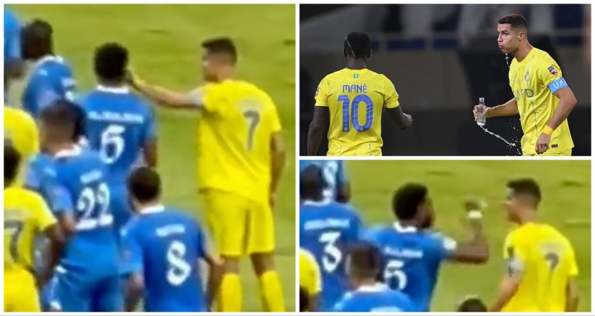 Cristiano Ronaldo: CR7 Wipes Sweat On Al-Nassr Rival